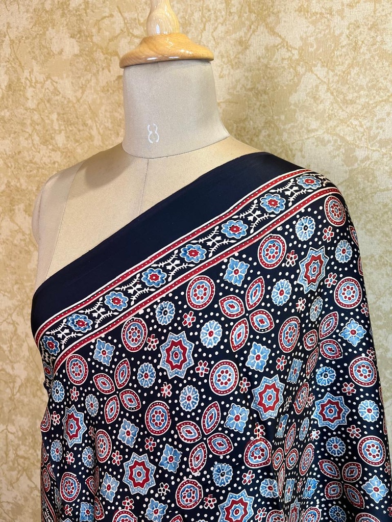 Premium Ajrakh Modal Stoles 5071