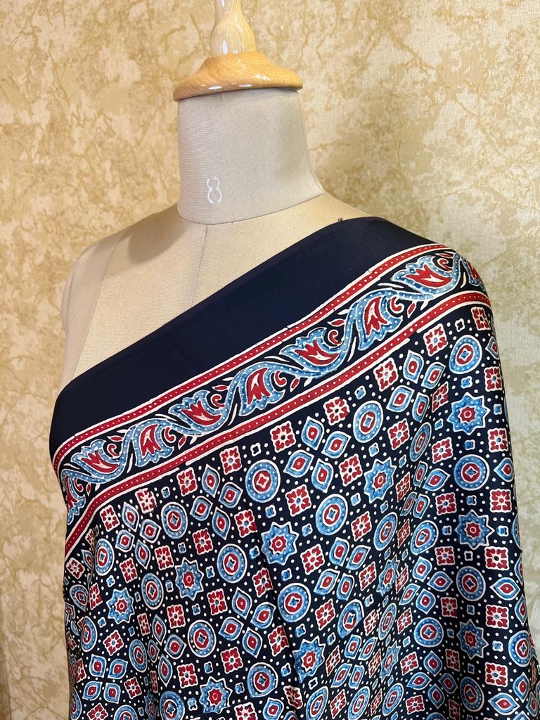 Premium Ajrakh Modal Stole 5071