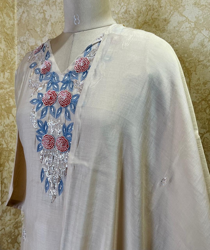 Mul Chanderi   Kurti Sets 