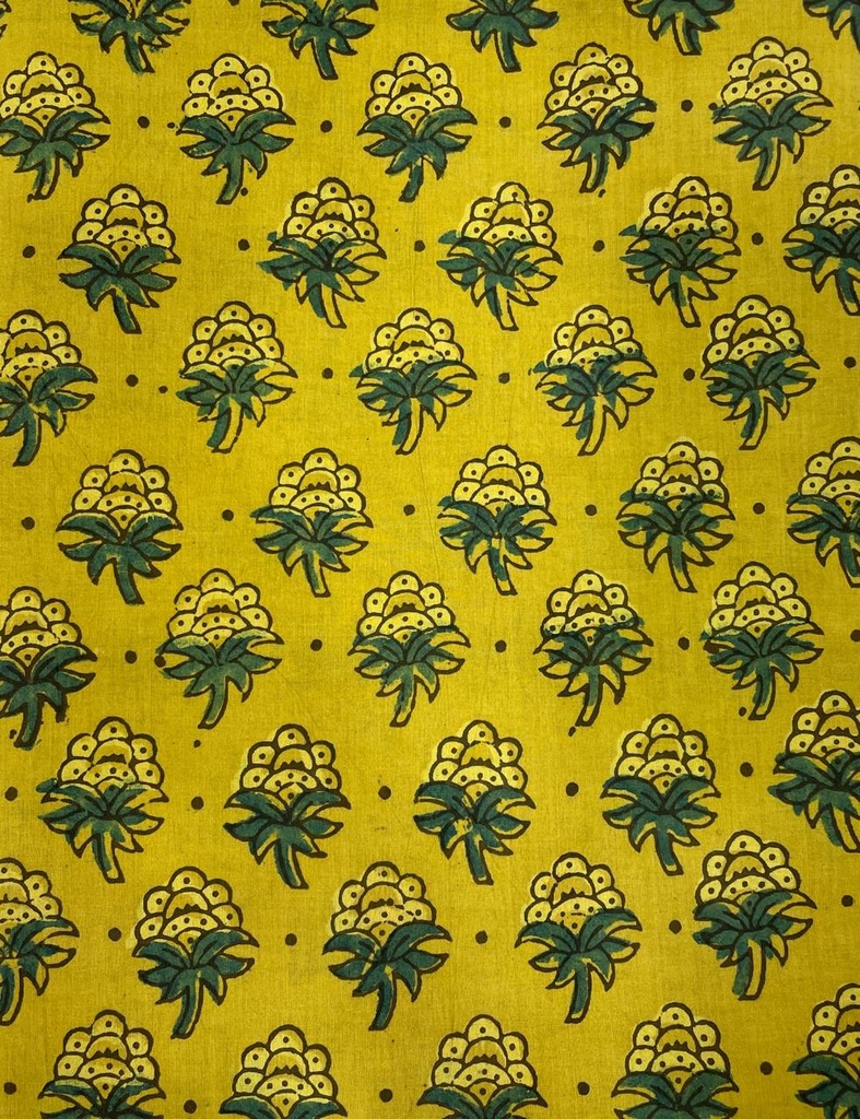 Ajrakh Handblock printed Cotton fabric.  