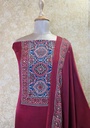 Premium Ajrakh Modal Silk Top and Dupatta Sets 5012