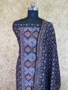 Ajrakh Chanderi Silk Cotton Top And Dupatta 4246