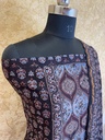 Ajrakh Chanderi Silk Cotton Top And Dupatta 4246