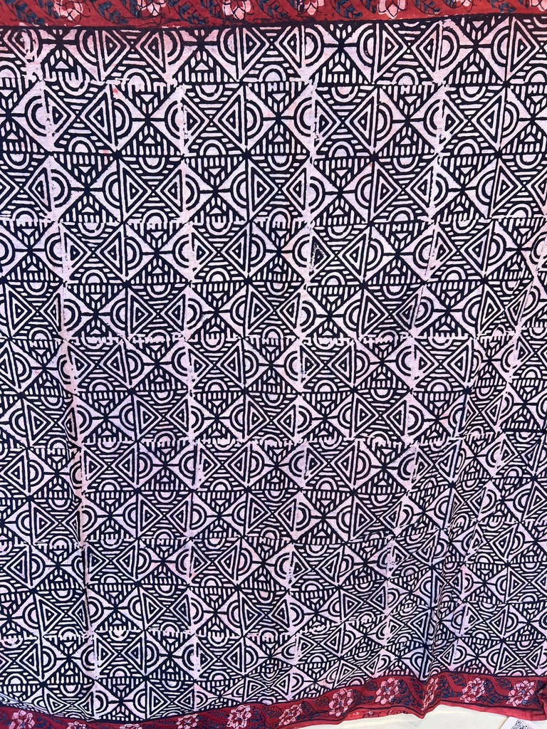 Ajrakh Cotton Sarees 4552