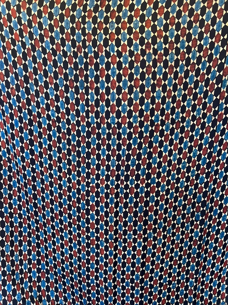 Premium Ajrakh Modal Silk Saree 5033