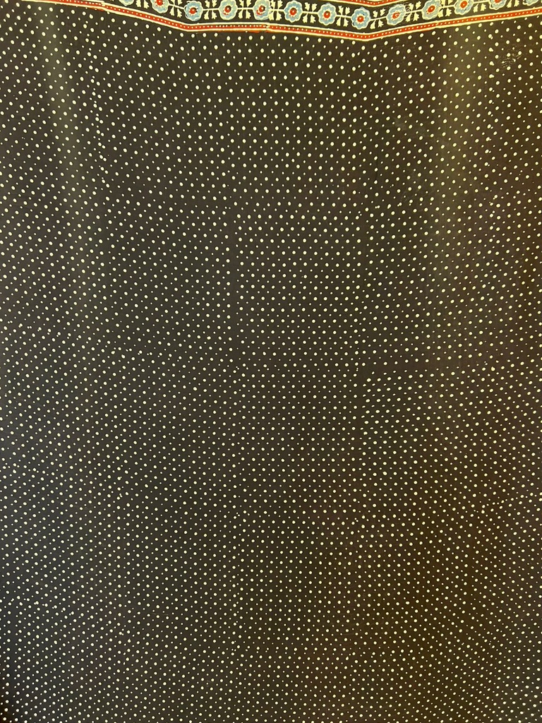 Premium Ajrakh Modal Silk Saree 5033