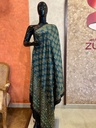 Ajrakh Mirror work  Silk Dupatta 5035 
