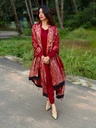 Ajrakh Dola Silk Dupatta Suits 5048