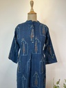 Ajrakh Hakoba Cotton Kurti 5054