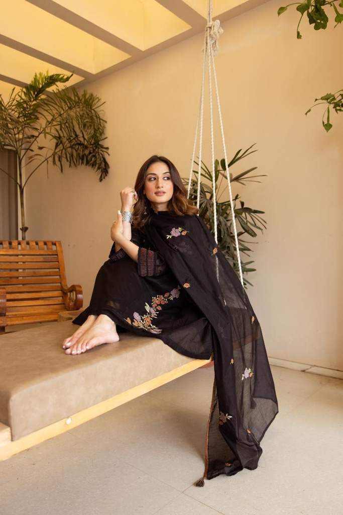 Premium Chanderi Cotton Kurti Sets 4609