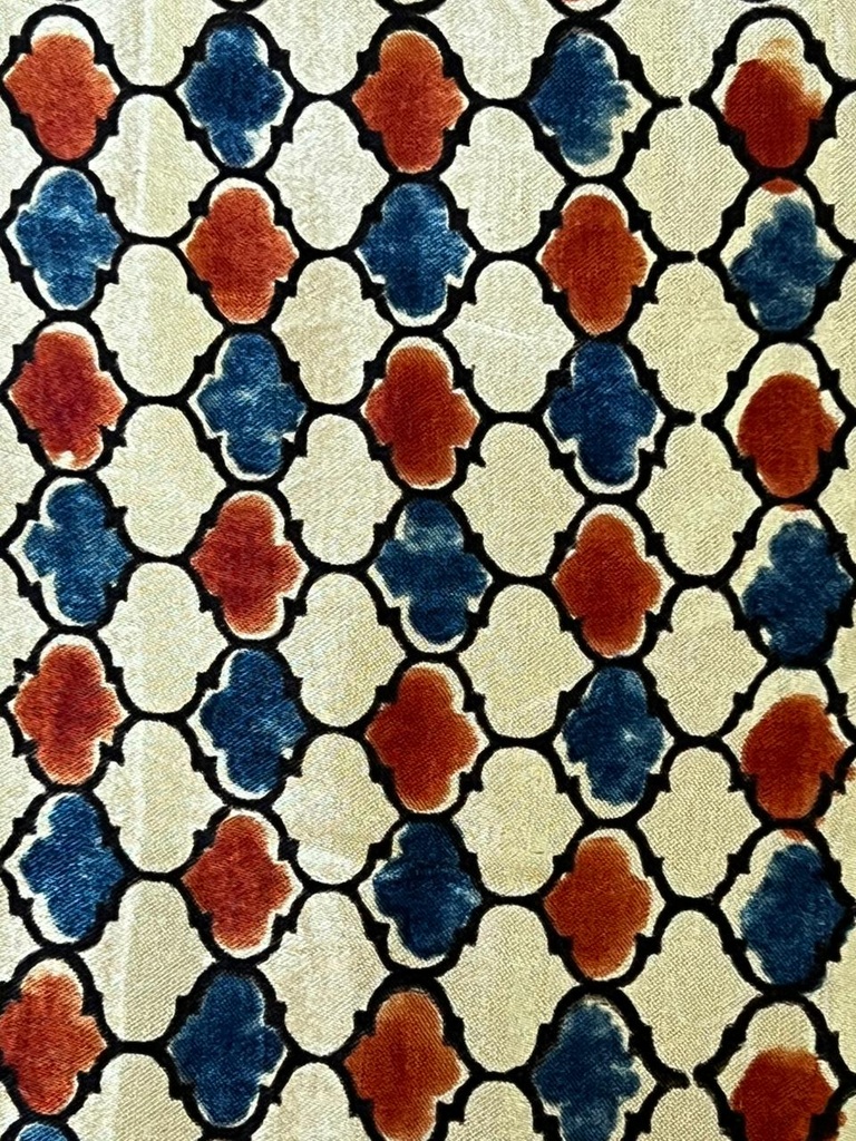 Ajrakh Mashru Fabric 4215