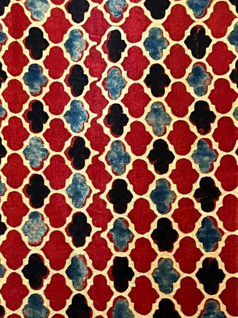 Ajrakh Mashru Fabric 4215