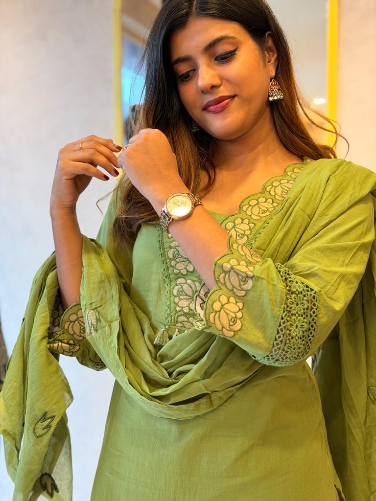 Premium Mul Cotton Kurti Sets 4609