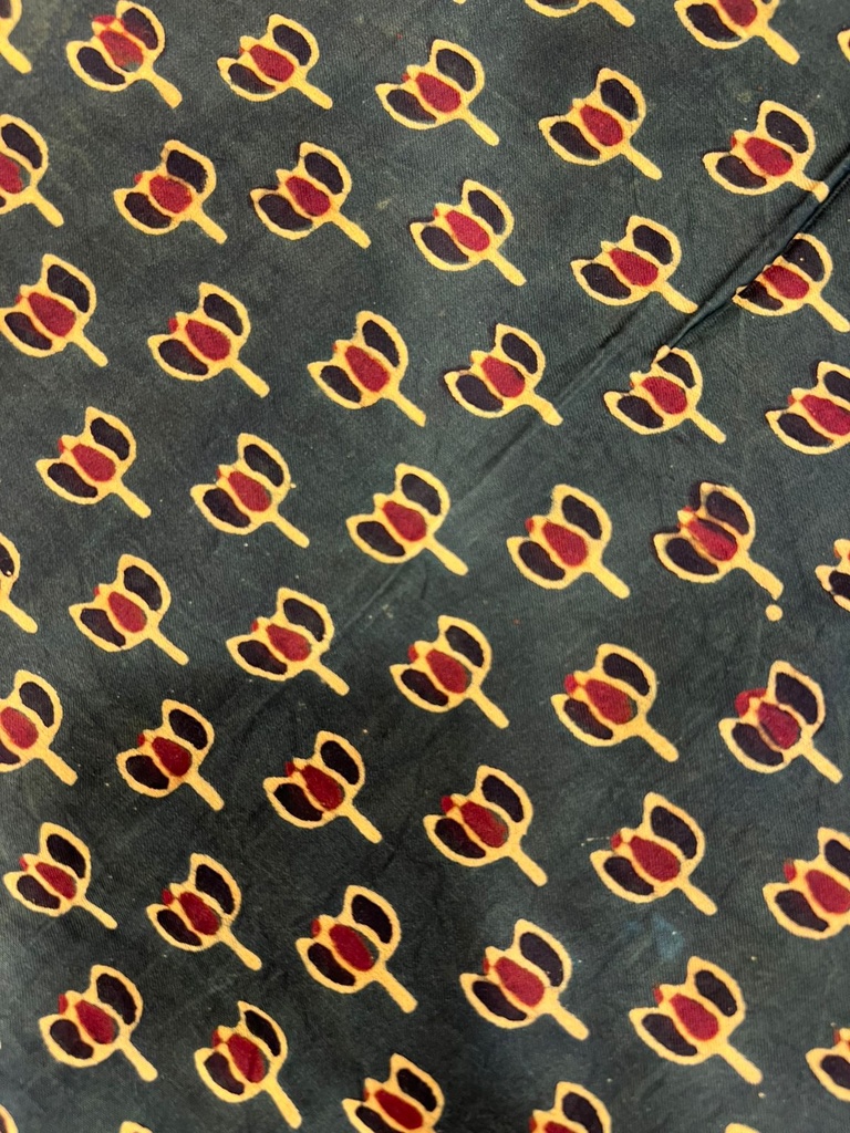 Ajrakh Modal Silk Fabric 5016