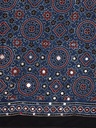 Ajrakh Mirror Saree 5036