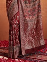 Premium Ajrakh Silk Saree 5036