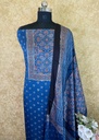 Ajrakh Modal Silk Top and Dupatta Set 5048