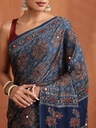 Designer Ajrakh Modal Saree 5036
