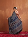 Designer Ajrakh Modal Saree 5036