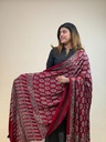 Ajrakh Modal Mirror Work Dupatta 5035