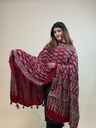 Ajrakh Modal Mirror Work Dupatta 5035