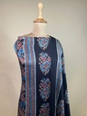 Ajrakh Modal Silk Top and Dupatta Set 5048