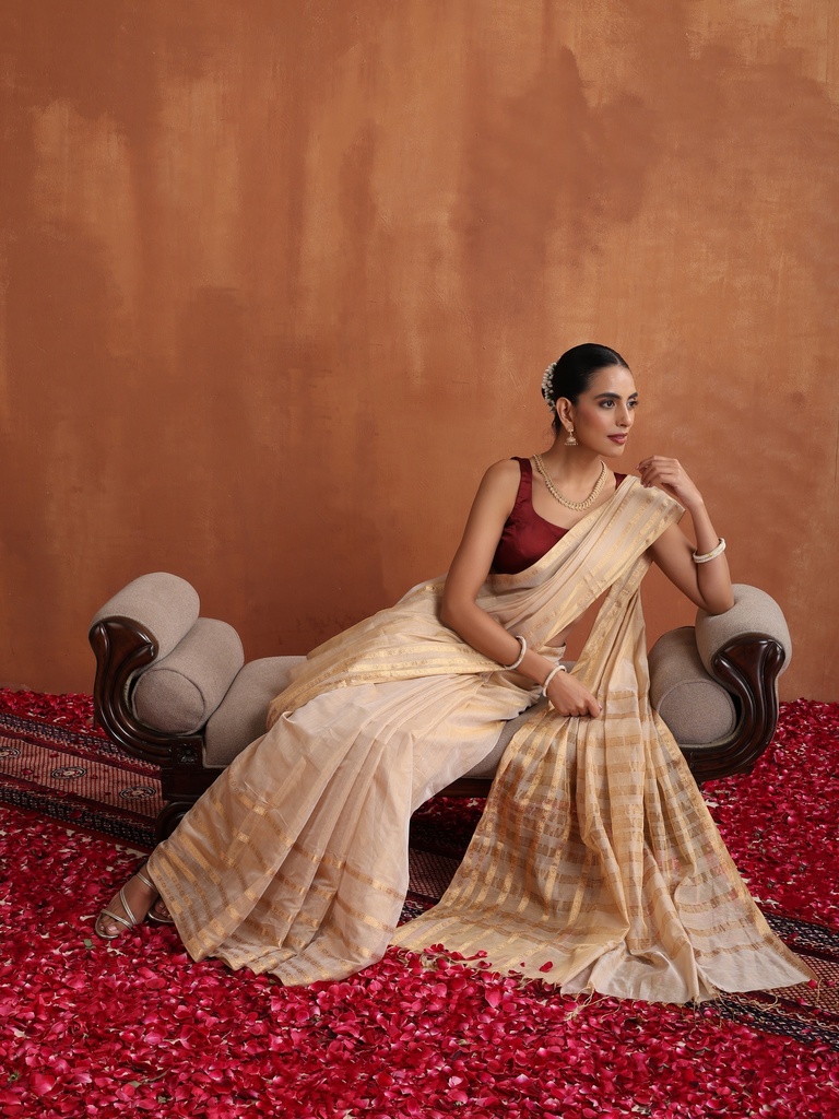 Premium Maheshwari Silk Saree 4552
