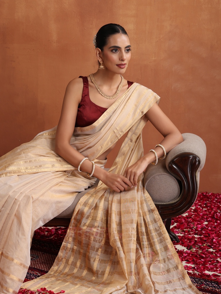 Premium Maheshwari Silk Saree 4552