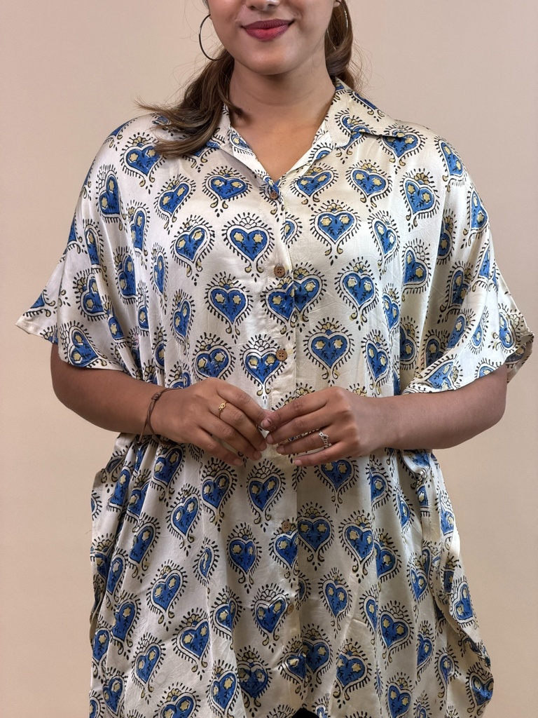 Ajrakh Shirt Kaftans 5015