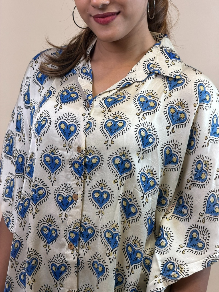 Ajrakh Shirt Kaftans 5015