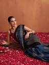 Designer Ajrakh Modal Saree