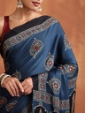 Designer Ajrakh Modal Saree