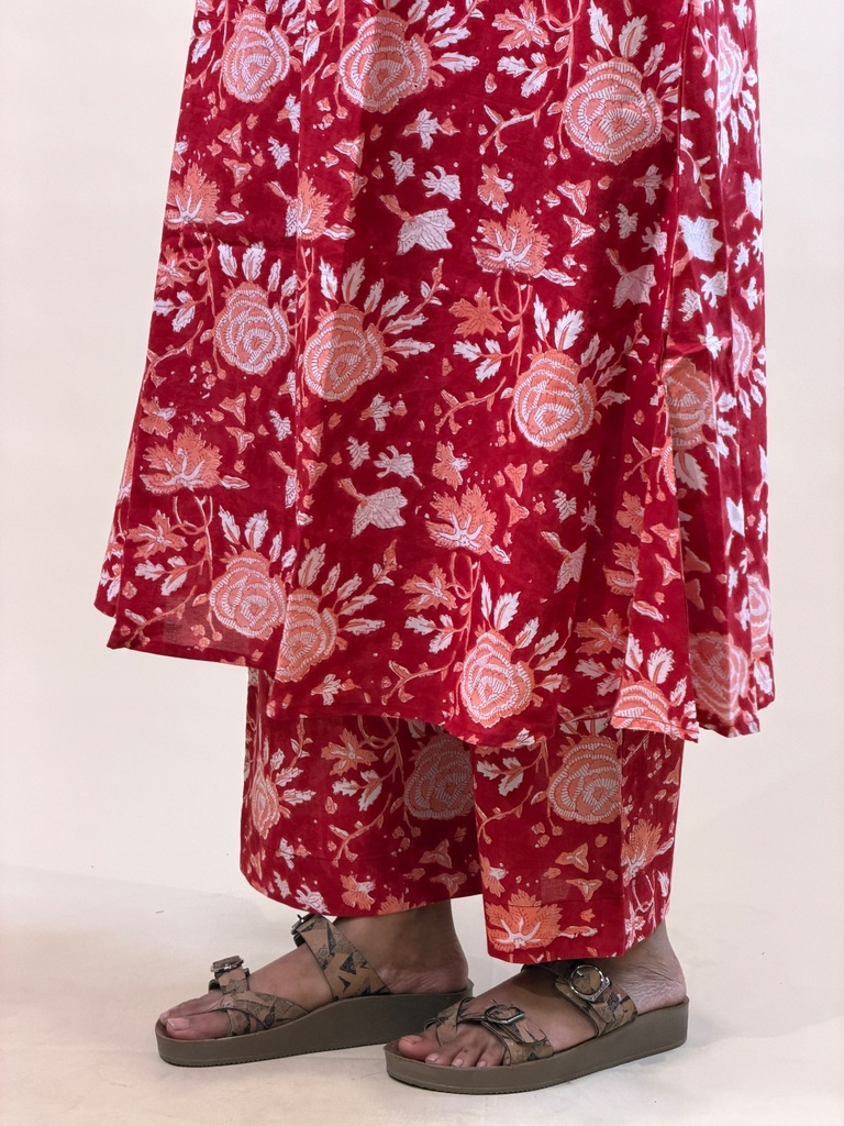 Block Printed  Cotton Coord Sets 5046