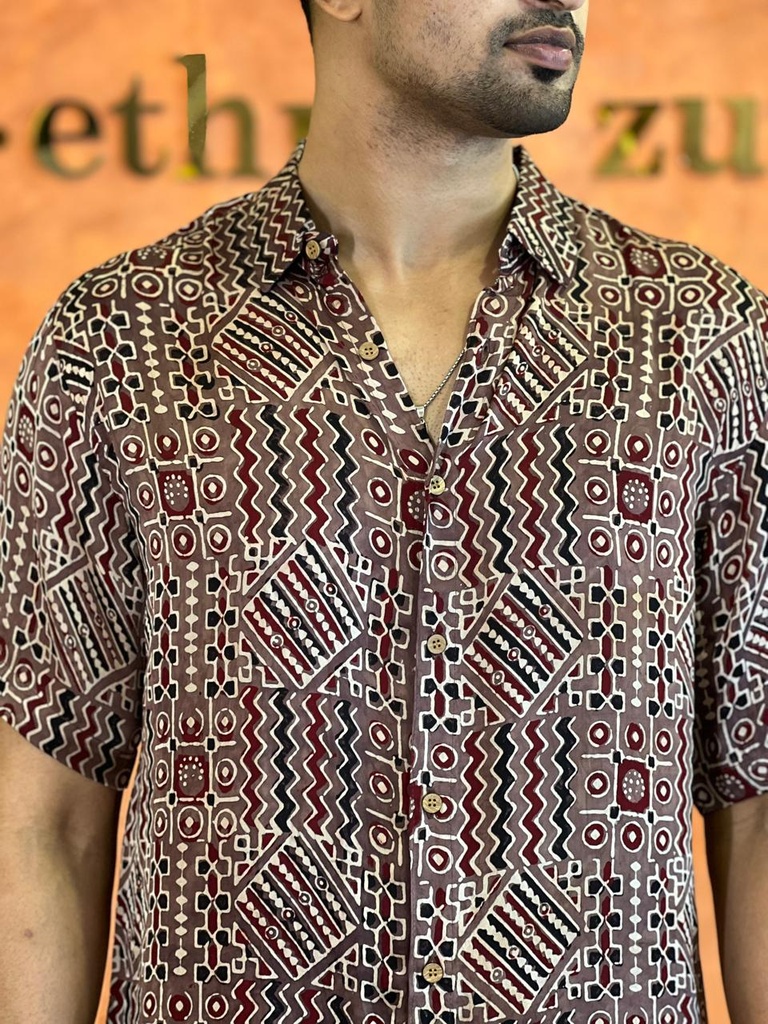 Ajrakh Mens Shirts 5049