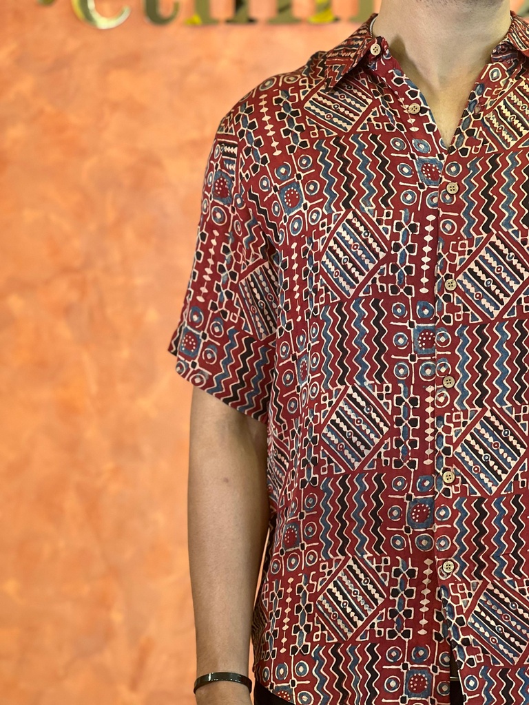 Ajrakh Mens Shirts 5049