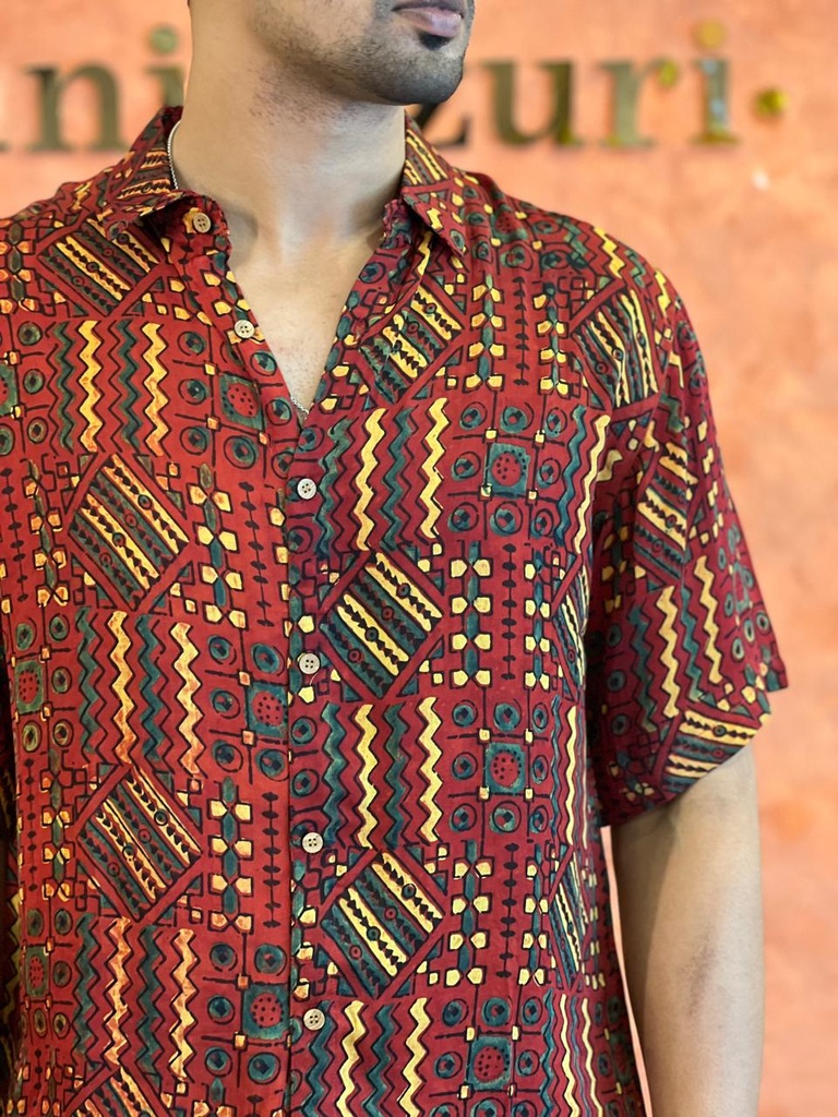 Ajrakh Mens Shirts 5049