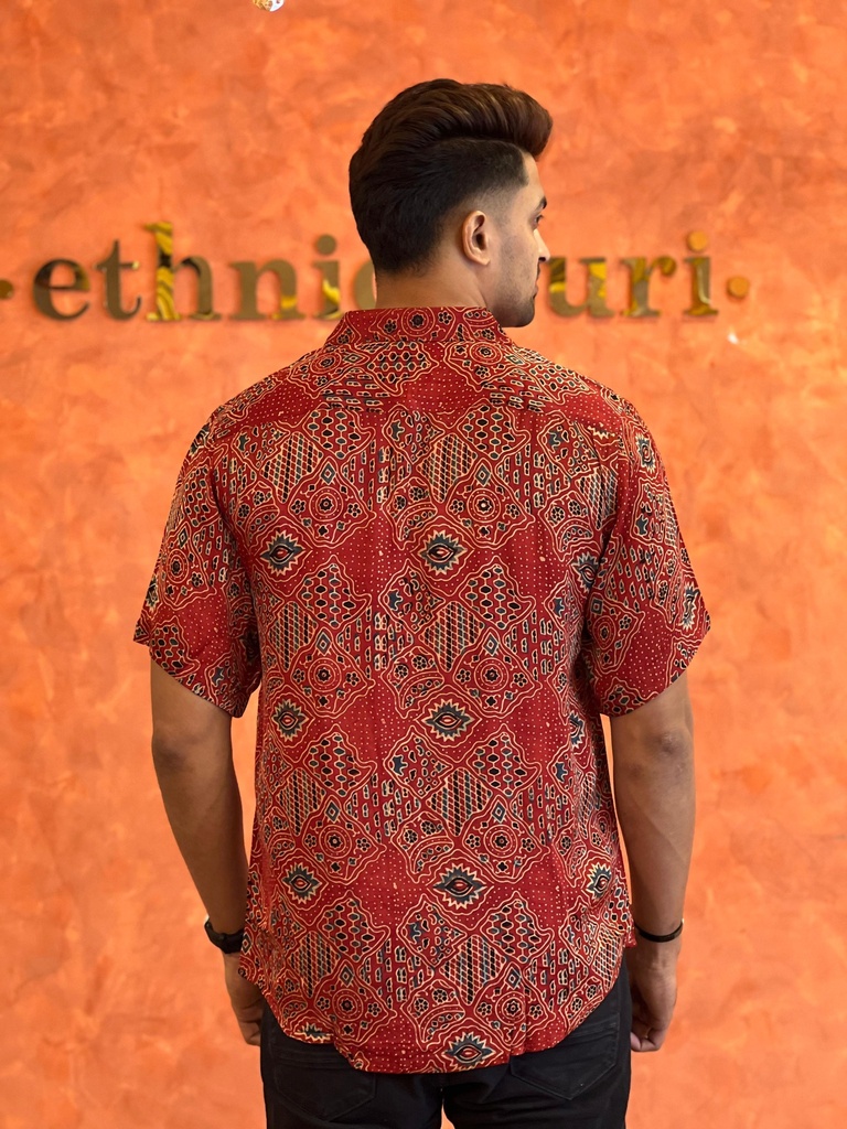Ajrakh Mens Shirts 5049
