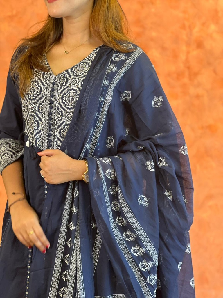 Premium Cotton  Kurti Sets 5609