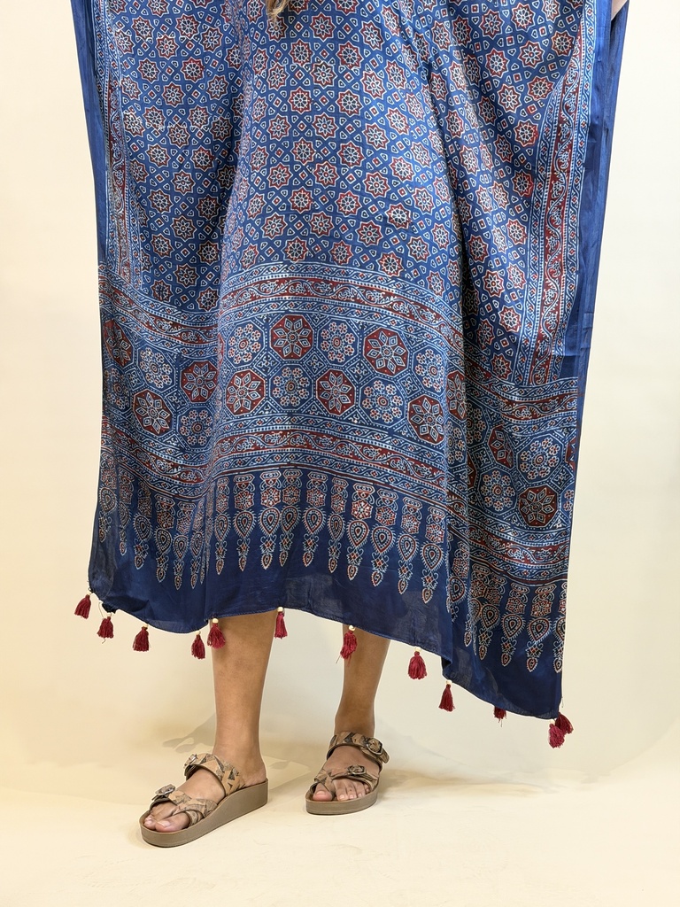 Ajrakh Silk Kaftans 4801