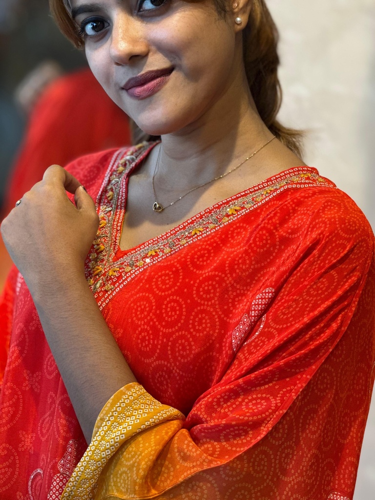 Crepe Silk Kaftans 5028