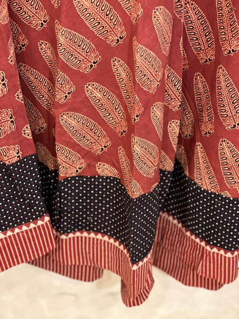 Ajrakh Cotton Skirts 4556