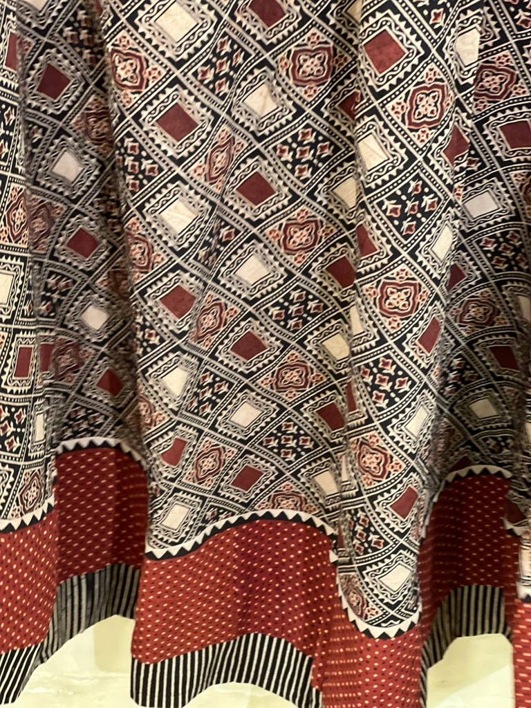 Ajrakh Cotton Skirts 4556