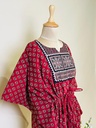 Ajrakh Cotton Kaftans 4802 Red 1