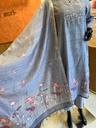 Tissue Silk Kurti set 5028 Gray
