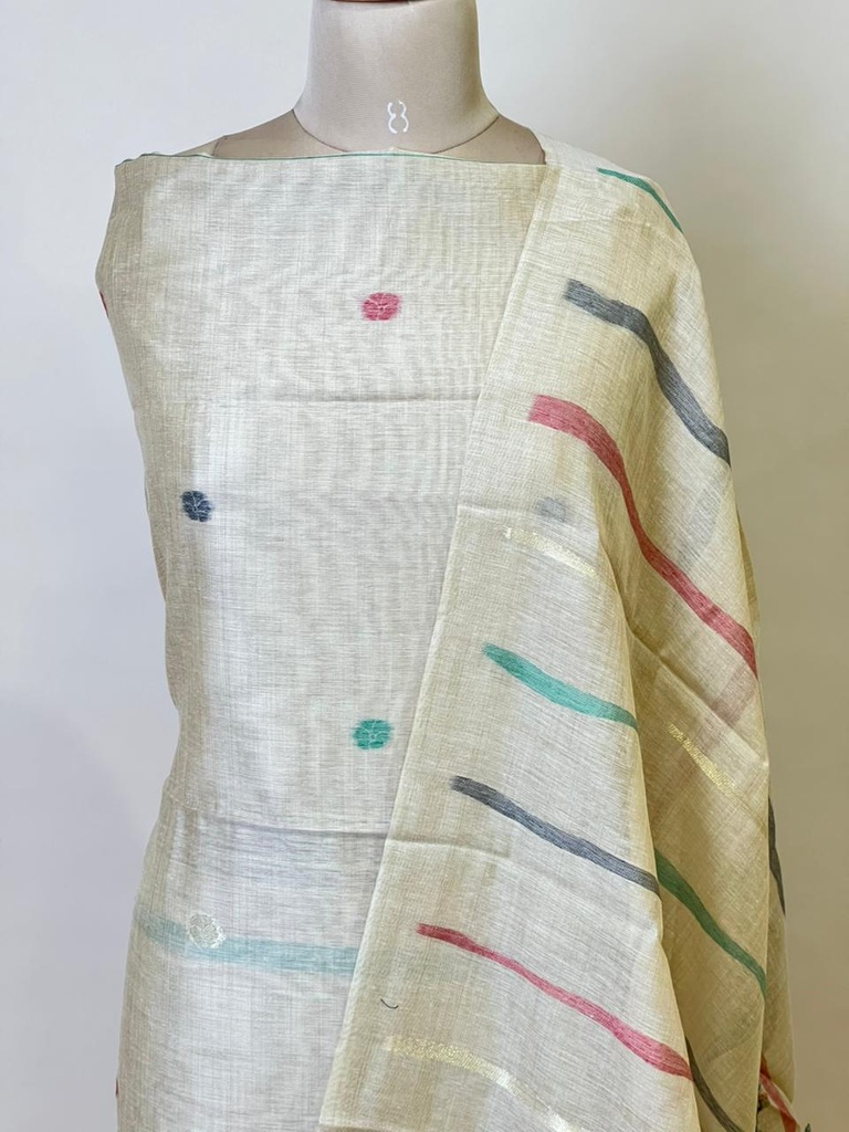 Jamdani Suits 5013 Beige