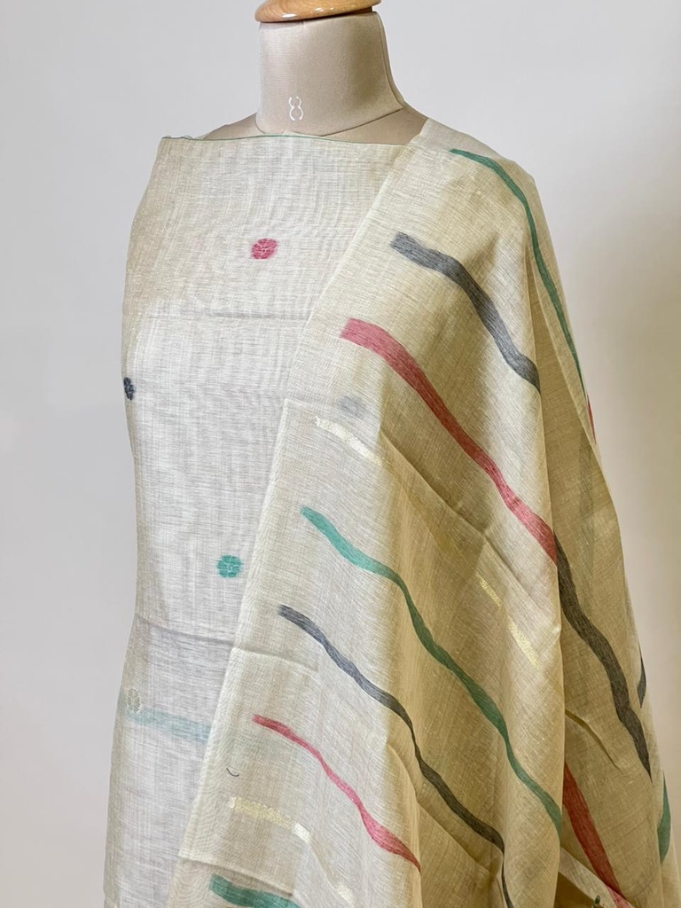 Jamdani Suits 5013 Beige