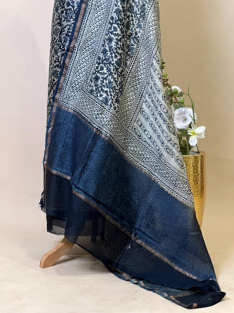 Maheshwari Silk Suits 5025 Tale Blue