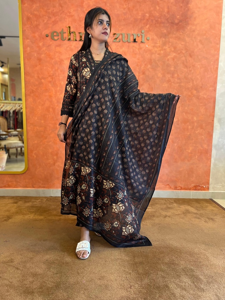 Cotton Anarkali Kurti Sets 5056