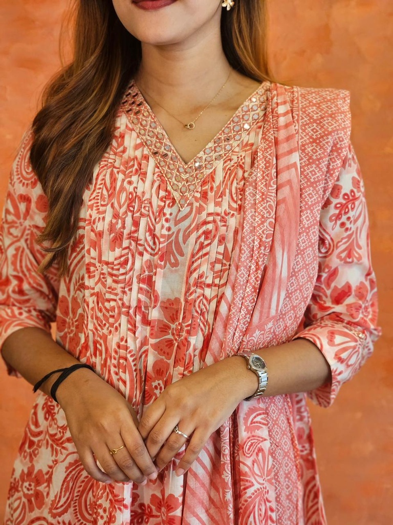 Cotton Kurti Sets 5046