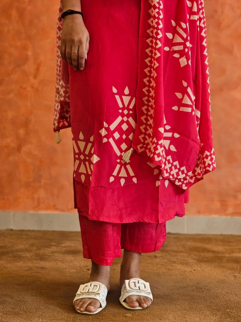 Crepe Silk Kurti Sets 5056